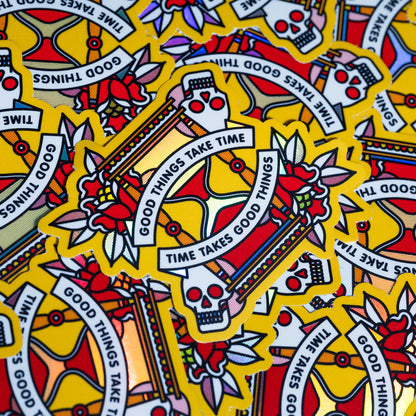 Good Things Holographic Sticker