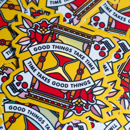 Good Things Holographic Sticker