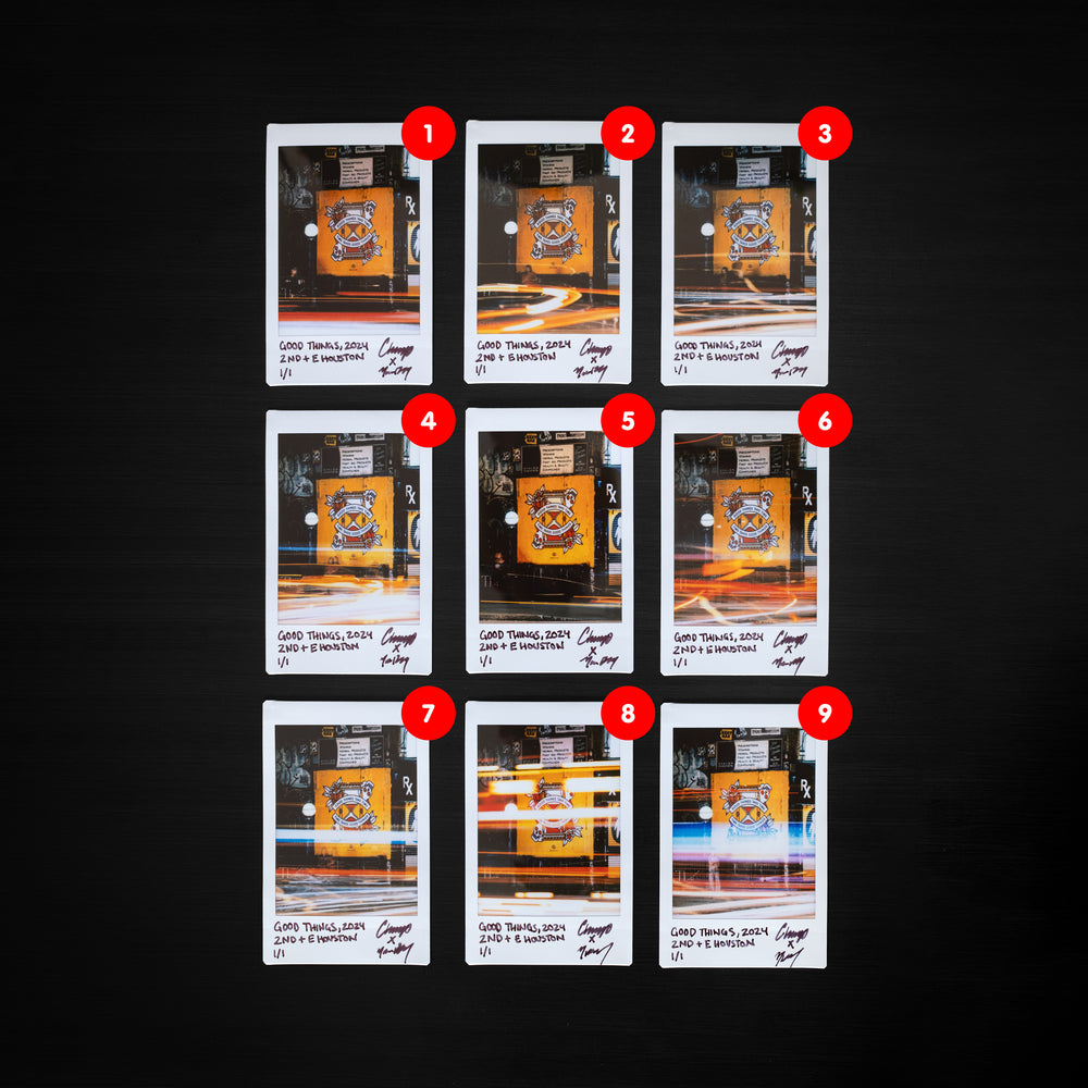 Red Halftone × Mike Banom Instax Prints