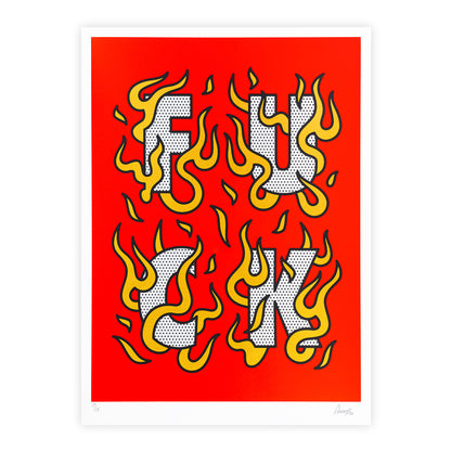 F*CK • Limited Edition Print • Red