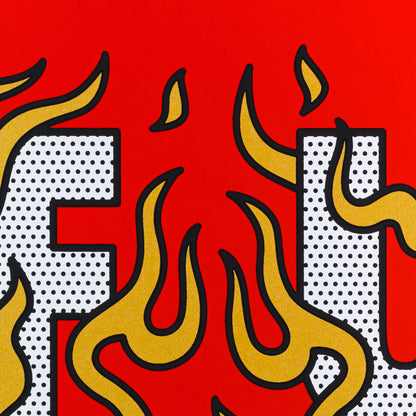 F*CK • Framed Limited Edition Print • Red