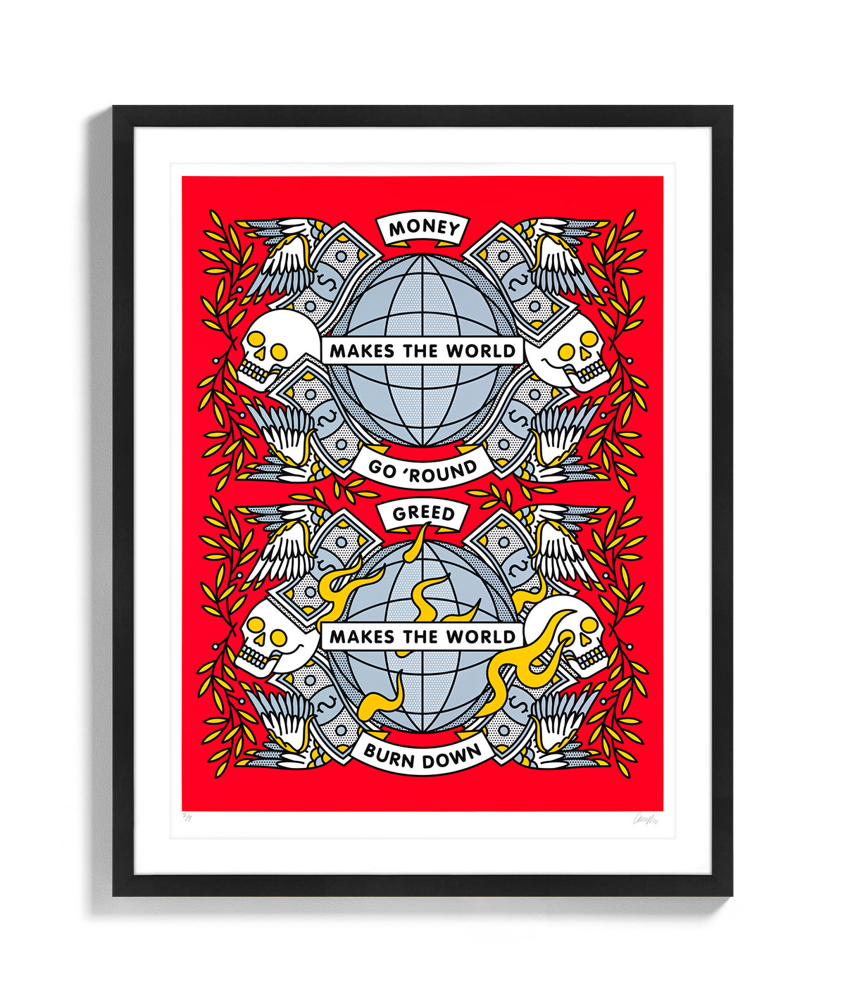 The World • Limited Edition Print • #1 • Framed