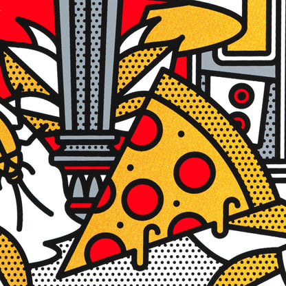 Nobody Loves New York Like New York • Metallic Solar Gold • AP • Framed