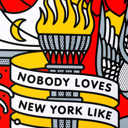 Nobody Loves NY Like NY • Limited Edition Print • Yellow