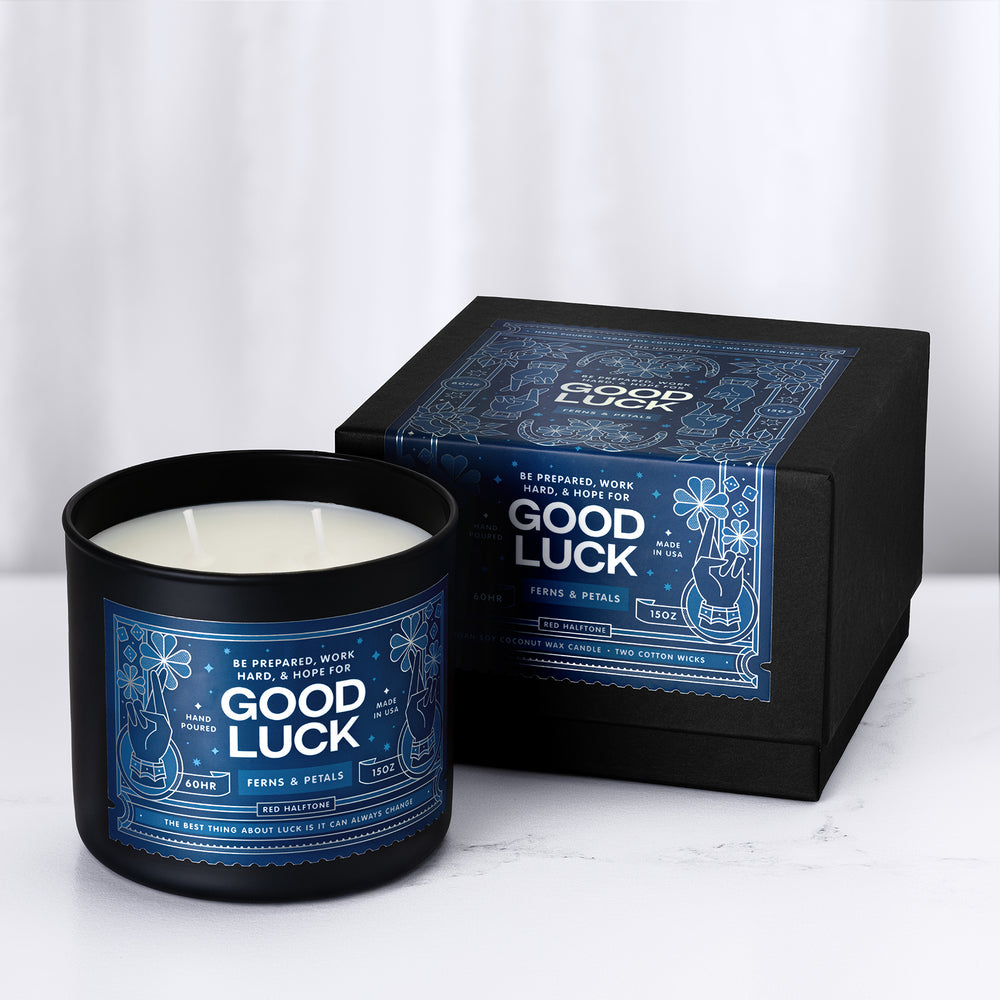 Good Luck • Ferns & Petals Candle