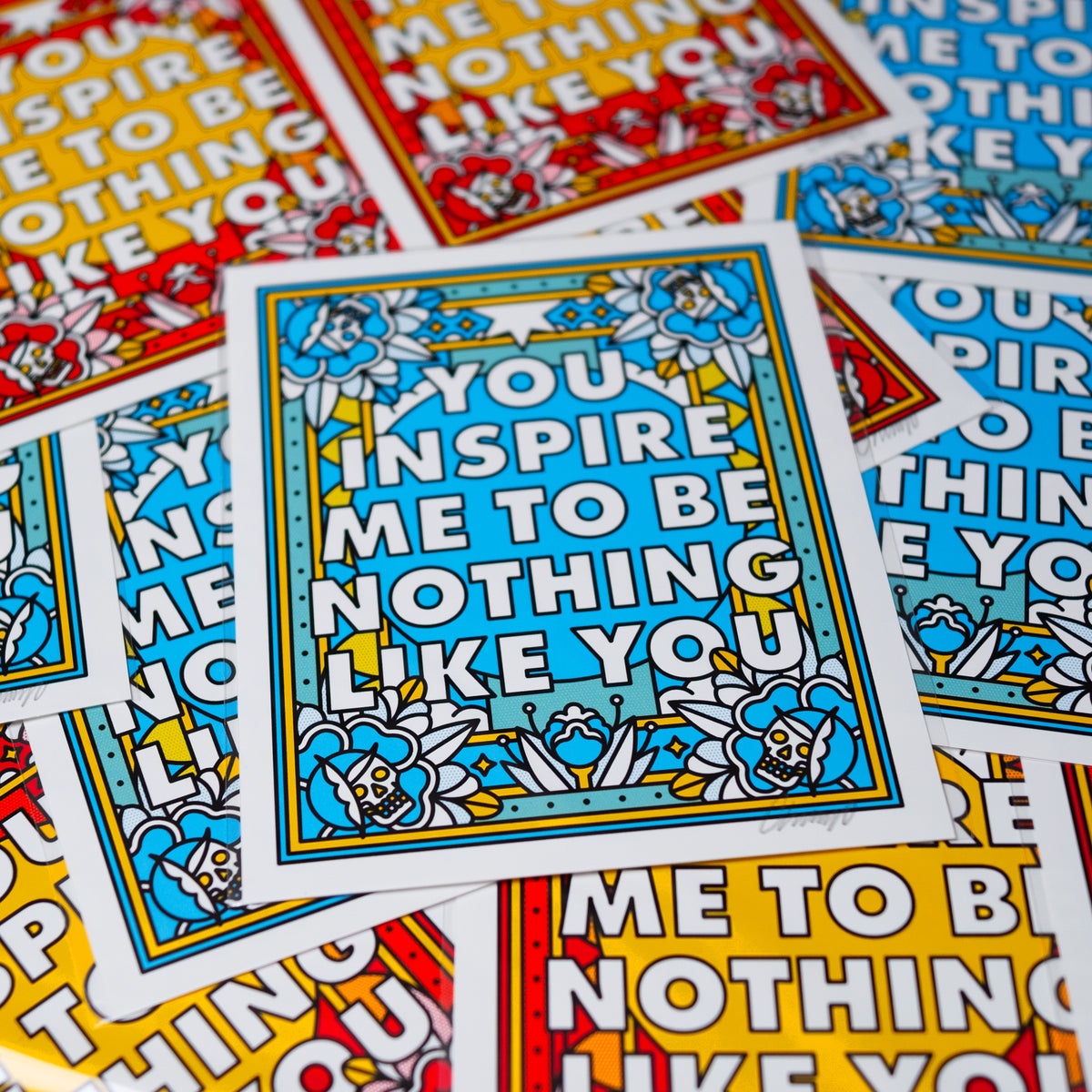 Nothing Like Nothing Like You Mini Print – Red Halftone