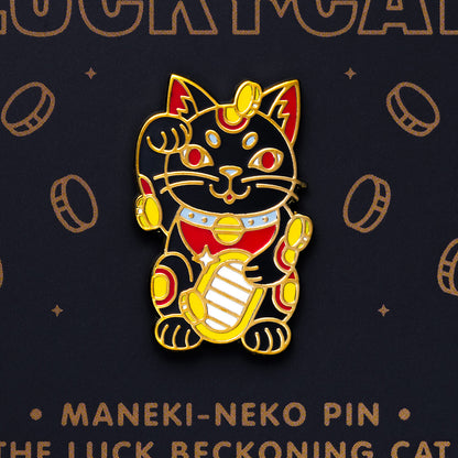 Lucky Black Cat Pin